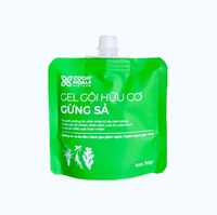 Dầu gội hữu cơ Gừng Sả Cỏ Cây Hoa Lá (Túi 30 gram)