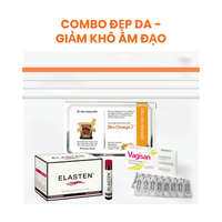 Combo Đẹp da - Giảm khô âm đạo