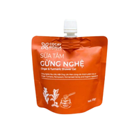 Sữa tắm thảo dược Gừng Nghệ Cỏ Cây Hoa Lá (Túi 30 gram)