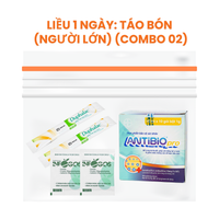 Liệu trình: Táo bón (Người lớn) - Combo 02
