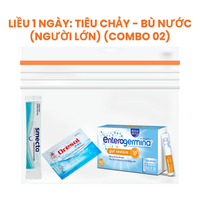 Liều dùng: Tiêu chảy - Bù nước (Người lớn) - Combo 02