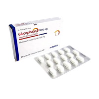 Thuốc điều trị đái tháo đường Glucophage 1000 (Hộp 30 viên)