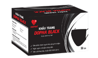 Khẩu trang Dopha Black (Hộp 50 cái)