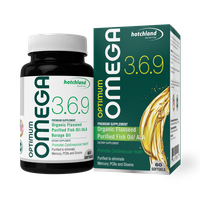 Viên uống Hotchland - Optimum Omega 3.6.9 giúp bổ não, bổ mắt (Hộp 60 viên)