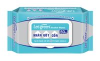 Khăn ướt cồn Let-Green (Gói 50 tờ)