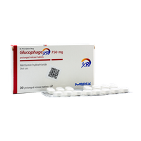 Thuốc điều trị đái tháo đường Glucophage 750 (Hộp 30 viên)