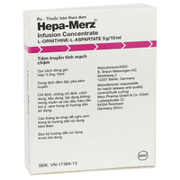 Thuốc tiêm giải độc gan Hepa-Merz (Hộp 5 ống)