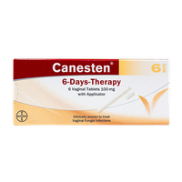 Viên đặt âm đạo kháng nấm Canesten 6 (Hộp 6 viên)