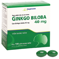 Viên uống tuần hoàn não Ginkgo Biloba 40 Imexpharm (Hộp 100 viên)
