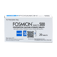 Thuốc kháng sinh Fosmicin 500 (Hộp 20 viên)