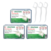 Tăm chỉ nha khoa Oraltama Nụ Cười Việt (Hộp 50 cây)