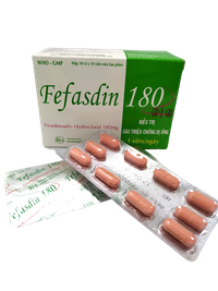 Thuốc chống dị ứng Fefasdin 180 (Hộp 100 viên)