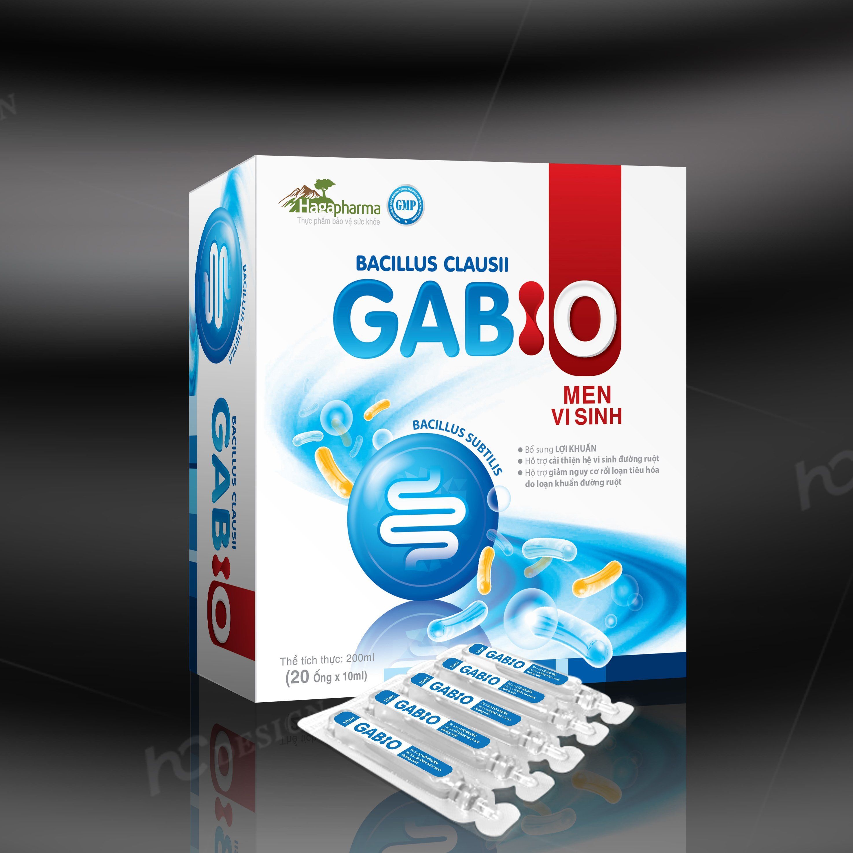 Bổ Sung Lợi Khuẩn Gabio Hagapharma (h/20o/10ml)