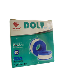 Băng keo cuộn Doly 1.25cmx5m (Hộp 1 cuộn)