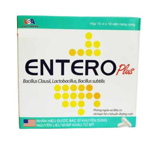 [hàng Thu Hồi] Bổ Sung Lợi Khuẩn Entero Plus Usa Pharma (h/100v)