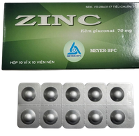 Thuốc phòng và điều trị thiếu kẽm Zinc Meyer-BPC (Hộp 100 viên)