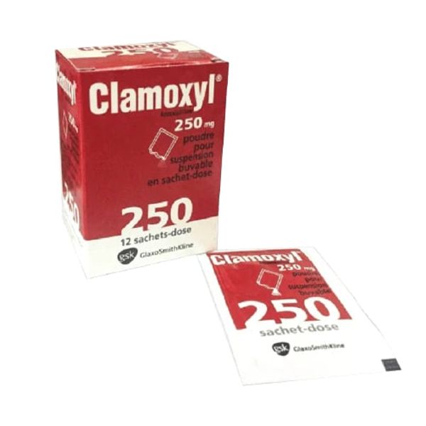 Clamoxyl Sach 250mg GSK (Box/12 Sachets) - បាយមេដ ខេមបូឌា - Buymed ...