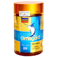 Viên uống bổ não, tim, mắt Omega 3 1000mg Costar (Chai nhỏ)