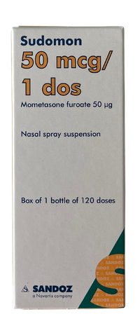 Thuốc xịt mũi Sudomon 50mcg (Chai 120 liều)