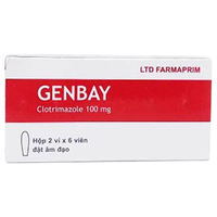 Viên đặt âm đạo kháng nấm Genbau (Hộp 12 viên)