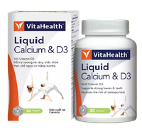 Viên uống hỗ trợ xương khớp Calcium D3 Vitahealth (Chai 30 viên)
