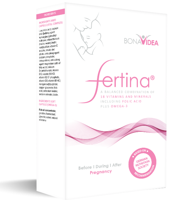 Fertina Pregnancy BONAVIDEA (B/60 Tabs) - បាយមេដ ខេមបូឌា - Buymed ...