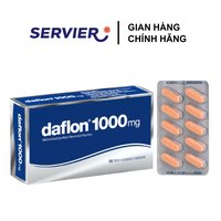 Thuốc trị suy tĩnh mạch Daflon 1000 (Hộp 30 viên)