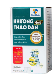 Viên uống xương khớp Khương Thảo Đan Gold (Hộp nhỏ)