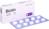 Viên uống hỗ trợ trị viêm da Biotin Mediphar USA (Hộp 20 viên)