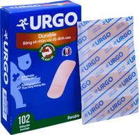 Băng cá nhân vải Urable Urgo độ dính ca (Hộp 102 miếng)