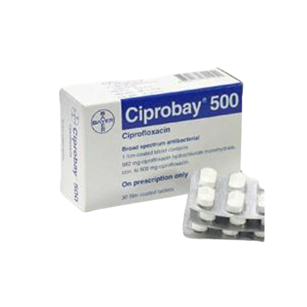 Ciprobay 500mg BAYER (Box/30s) - Buymed Thailand - ซื้อยาที่บายเมดถูกกว่า