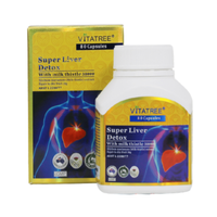 Viên uống hỗ trợ giải độc gan Super Liver Detox (Chai 80 viên)