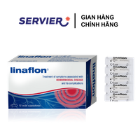 Viên đặt Linaflon Servier (Hộp 10 viên)
