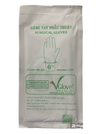 Găng tay phẫu thuật Size 6.5 Vglove (Túi 1 đôi)