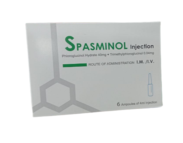 Spasminol 40mg/0.04mg injection (box/6amp/4ml) - បាយមេដ ខេមបូឌា ...