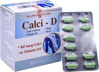 Viên uống bổ xương Calci D (Hộp 100 viên)