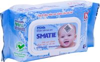 Khăn ướt Smatie không mùi (Gói 80 tờ)