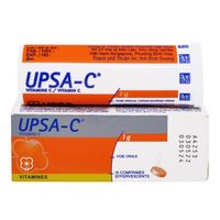 Viên sủi bổ sung vitamin C Upsa 1 (Hộp 10 viên)
