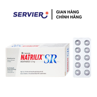 Thuốc hạ huyết áp Natrilix 1.5 (Hộp 30 viên)