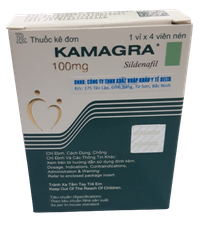 Thuốc điều trị rối loạn cương dương Kamagra 100 (Hộp 4 viên)