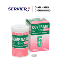 Thuốc hạ huyết áp Coveram 5mg/5mg (Chai 30 viên)