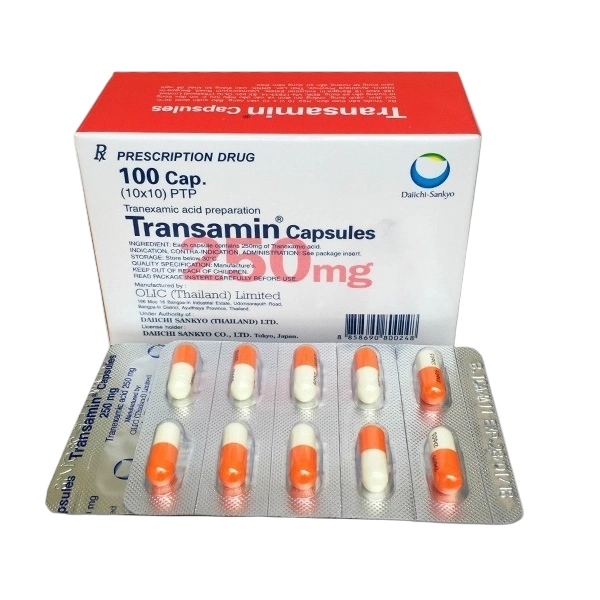 Transamin 250mg Daiichi Sankyo (hộp/100 Viên Nang)
