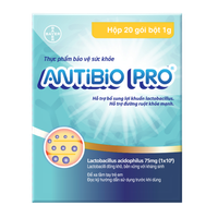 Men hỗ trợ tiêu hóa Antibio Pro Bayer (Hộp 20 gói)