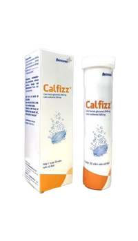 Viên sủi điều trị loãng xương Calci Calfizz (Tuýp 20 viên)