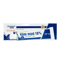 Kem bôi điều trị nhiễm khuẩn ngoài da Kẽm Oxyd 10% Hải Dương (Tuýp 15 gram)