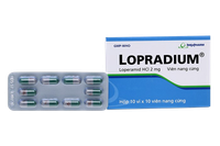 Thuốc điều trị tiêu chảy Lopradium 2 (Hộp 100 viên)