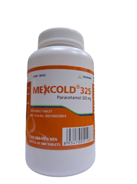 Thuốc giảm đau, hạ sốt Mexcold 325 (Chai 500 viên)