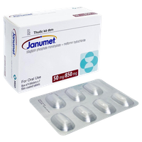 Thuốc điều trị đái tháo đường Janumet 50mg/850mg (Hộp 28 viên)