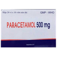 Thuốc giảm đau, hạ sốt Paracetamol 500 Thanh Hóa (Hộp 200 viên)