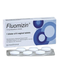 Viên đặt âm đạo kháng nấm Fluomizin 10 (Hộp 6 viên)